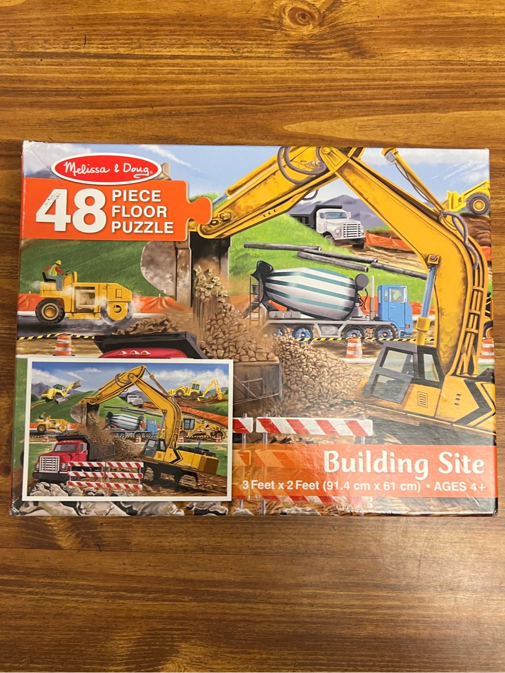 Melissa & Doug Building Site 48-Piece Floor Puzzle